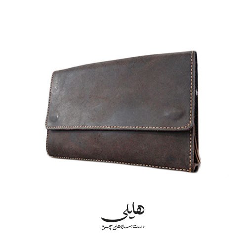 کیف مدارک چرم گاوی طرح دار- کد SD010