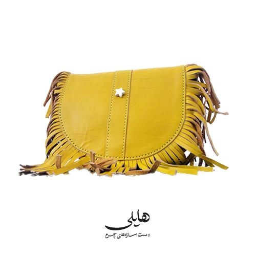 کیف دوشی چرم گاوی دست دوز- کد SD005