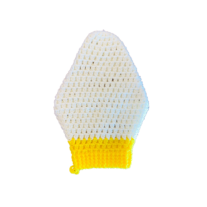 لیف دستباف حمام مدل توت‌فرنگی C07۲