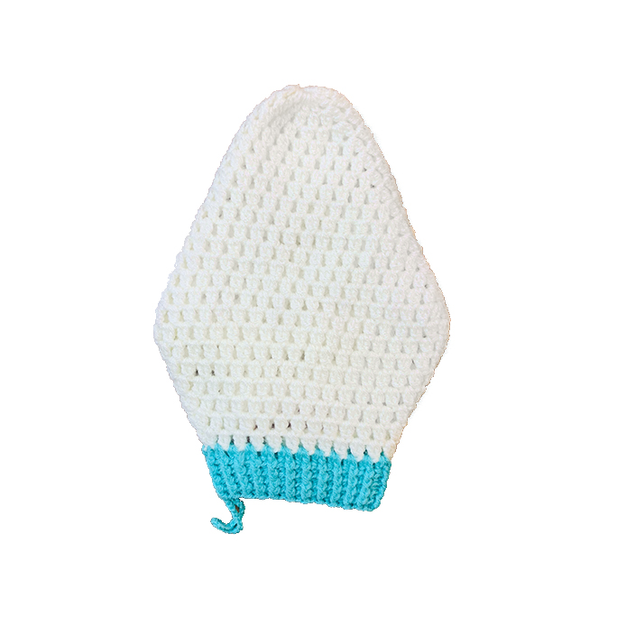 لیف دستباف حمام مدل توت‌فرنگی C070