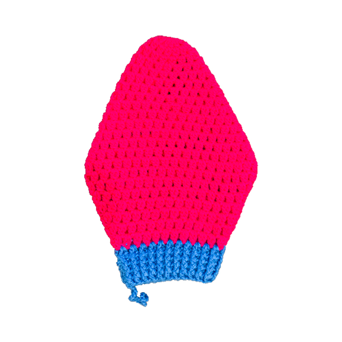 لیف دستباف حمام مدل توت‌فرنگی C07۴